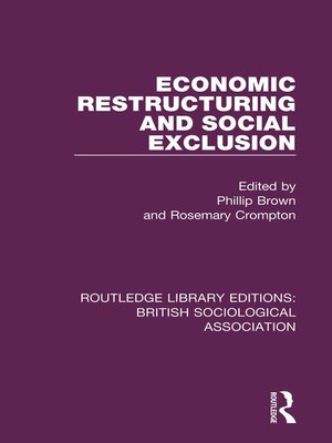 cover image of Economic Restructuring and Social Exclusion